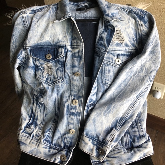 destroyed jean jacket